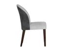 Sunpan Gisele Dining Chair - Polo Club Muslin With Tobacco Tan/Polo Club Stone With Overcast Grey