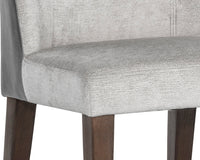 Sunpan Gisele Dining Chair - Polo Club Muslin With Tobacco Tan/Polo Club Stone With Overcast Grey