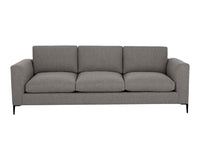 Sunpan Byward Sofa In Liv Smoke/Wicker
