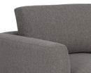 Sunpan Byward Sofa In Liv Smoke/Wicker