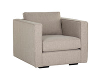 Sunpan Adrian Armchair in Liv Indigo/Liv Wicker