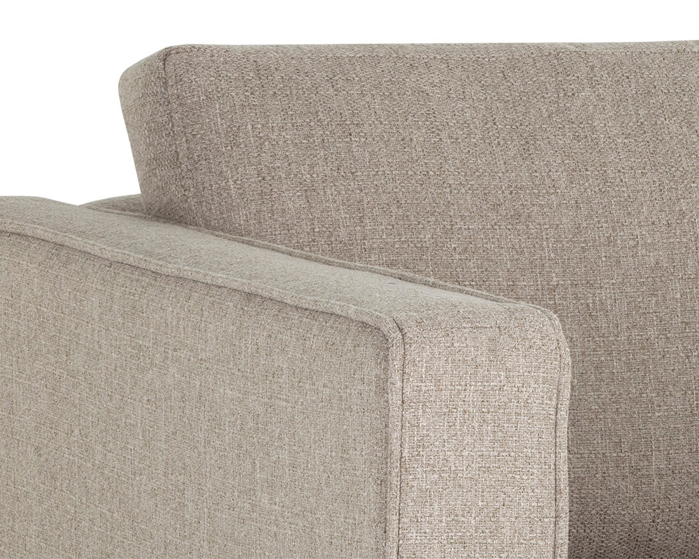 Sunpan Adrian Armchair in Liv Indigo/Liv Wicker