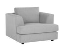 Sunpan Cascade Armchair In Liv Dove/Pearl