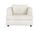 Sunpan Cascade Armchair In Liv Dove/Pearl