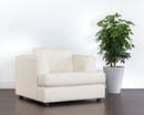 Sunpan Cascade Armchair In Liv Dove/Pearl