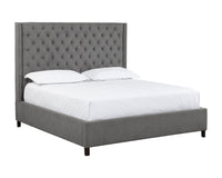 Sunpan Devon Bed in Belfast Heather Grey/Koala Grey - King