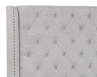Sunpan Devon Bed in Belfast Heather Grey/Koala Grey - King