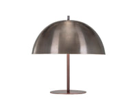 Sunpan Domina Table Lamp in Antique Brass And Black Ombre / Antique Silver