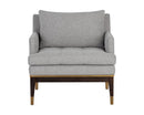 Sunpan Beckette Lounge Chair in Effie Flax
