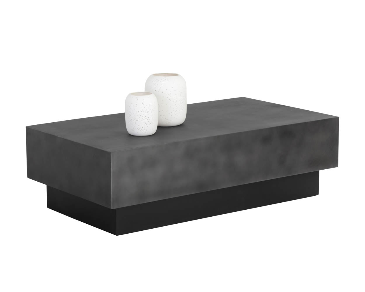 Sunpan Blakely Coffee Table in Antique Brass / Gunmetal