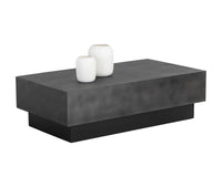 Sunpan Blakely Coffee Table in Antique Brass / Gunmetal