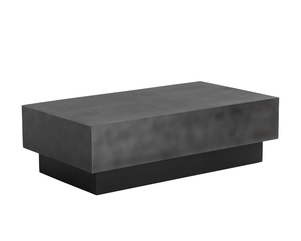 Sunpan Blakely Coffee Table in Antique Brass / Gunmetal