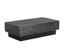 Sunpan Blakely Coffee Table in Antique Brass / Gunmetal