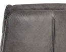 Sunpan Cardona Swivel Lounge Chair - Black/Gunmetal - Marseille Camel Leather