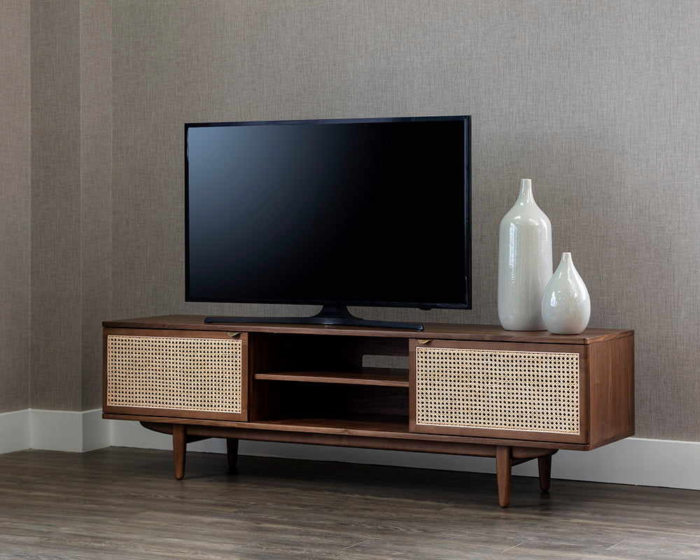 Sunpan Akita Media Console And Cabinet