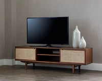Sunpan Akita Media Console And Cabinet