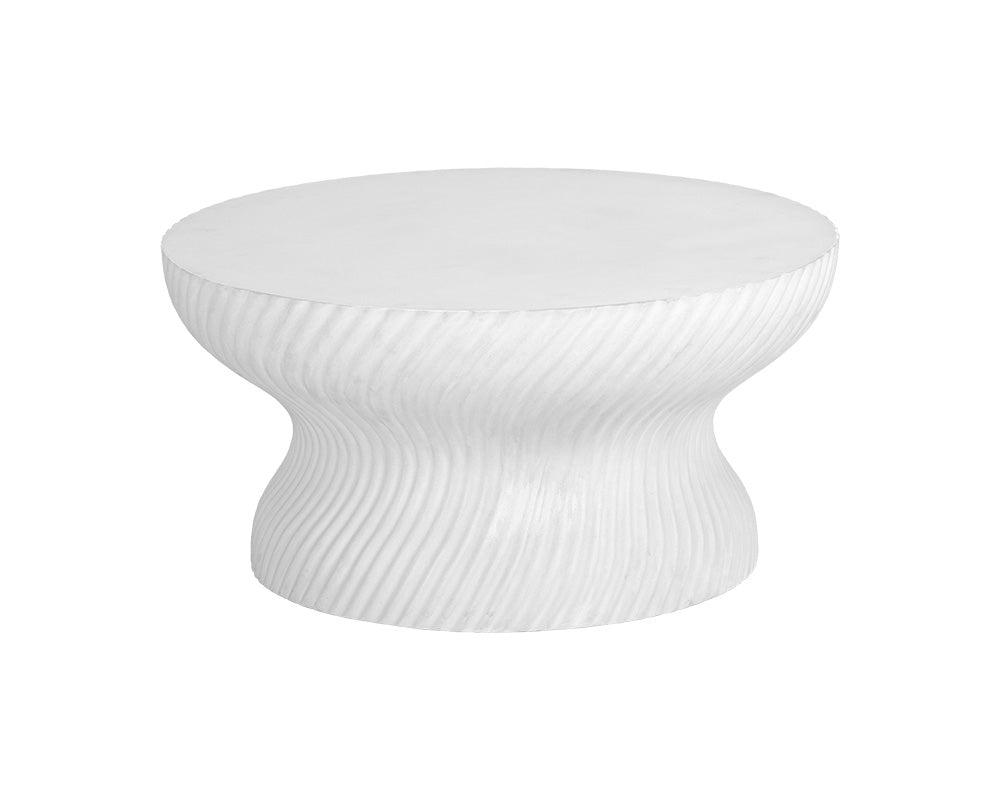 Sunpan Cara Coffee Table - White