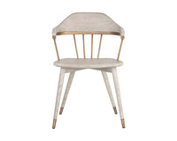 Sunpan Demi Dining Chair in Dark Brown/Grey