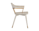 Sunpan Demi Dining Chair in Dark Brown/Grey