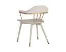 Sunpan Demi Dining Chair in Dark Brown/Grey