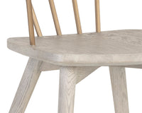 Sunpan Demi Dining Chair in Dark Brown/Grey