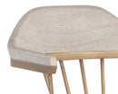 Sunpan Demi Dining Chair in Dark Brown/Grey