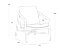 Sunpan Cinelli Lounge Chair