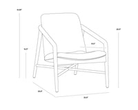 Sunpan Cinelli Lounge Chair