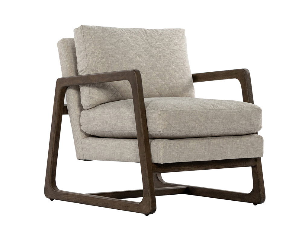 Sunpan Catalano Lounge Chair in Graph Fog
