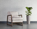 Sunpan Catalano Lounge Chair in Graph Fog
