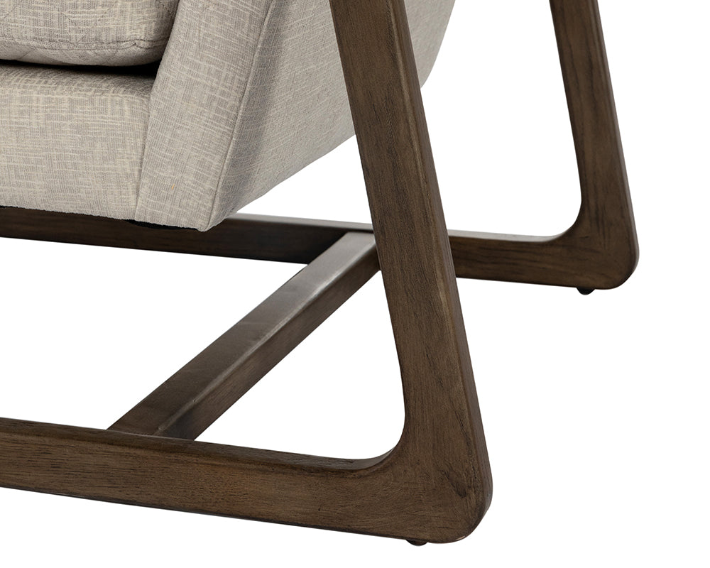 Sunpan Catalano Lounge Chair in Graph Fog