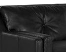 Sunpan Benton Sofa in Behike Ebony Leather