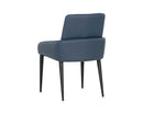 Sunpan Carlo Dining Armchair In Black And Dillon Thunder/Gold And Dillon Snow