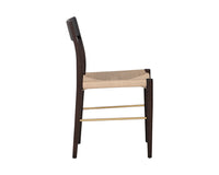 Sunpan Bondi Dining Chair in Black / Walnut - Set of Two