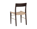 Sunpan Bondi Dining Chair in Black / Walnut - Set of Two