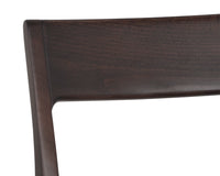 Sunpan Bondi Dining Chair in Black / Walnut - Set of Two