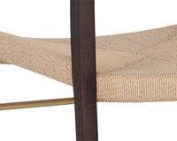 Sunpan Bondi Dining Chair in Black / Walnut - Set of Two