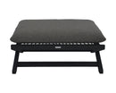 Sunpan Bari Teak Stool in Charcoal