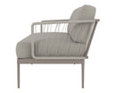 Sunpan Catania Sofa In Dark Grey And Copacabana Grey/Grey And Palazzo Taupe