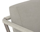 Sunpan Catania Sofa In Dark Grey And Copacabana Grey/Grey And Palazzo Taupe