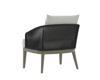 Sunpan Capri Lounge Chair in Natural and Gracebay Grey/Smoke Grey and Copacabana Marble / Drift Brown