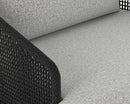 Sunpan Capri Lounge Chair in Natural and Gracebay Grey/Smoke Grey and Copacabana Marble / Drift Brown
