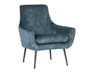 Sunpan Aletta Lounge Chair in Nono Petrol/Tapenade Gold