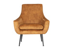 Sunpan Aletta Lounge Chair in Nono Petrol/Tapenade Gold