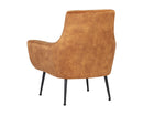 Sunpan Aletta Lounge Chair in Nono Petrol/Tapenade Gold