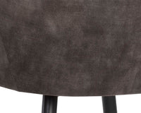 Sunpan Chardon Dining Chair In Nono Petrol/Shitake/Tapenade Gold