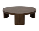 Sunpan Alouette Coffee Table in Aged Oak/Dark Brown