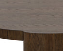 Sunpan Alouette Coffee Table in Aged Oak/Dark Brown