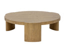 Sunpan Alouette Coffee Table in Aged Oak/Dark Brown