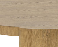 Sunpan Alouette Coffee Table in Aged Oak/Dark Brown